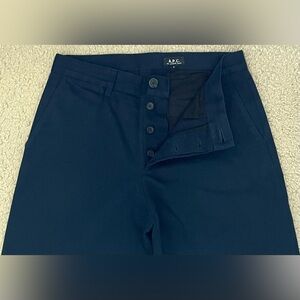 A.P.C. Men's Navy Chinos